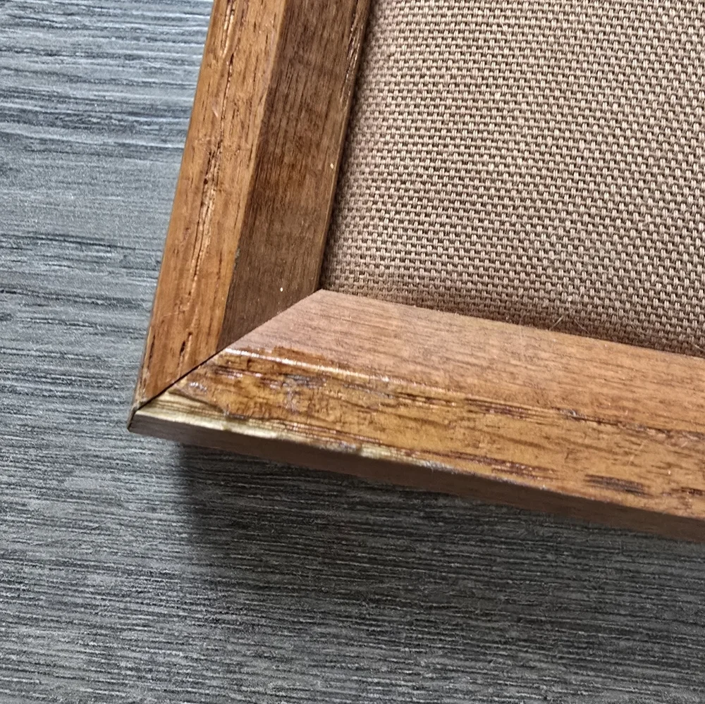 Vintage Handmade Framed Duck Needlepoint 3D Art Deco Cabin Geese Goose - Picture 7 of 8